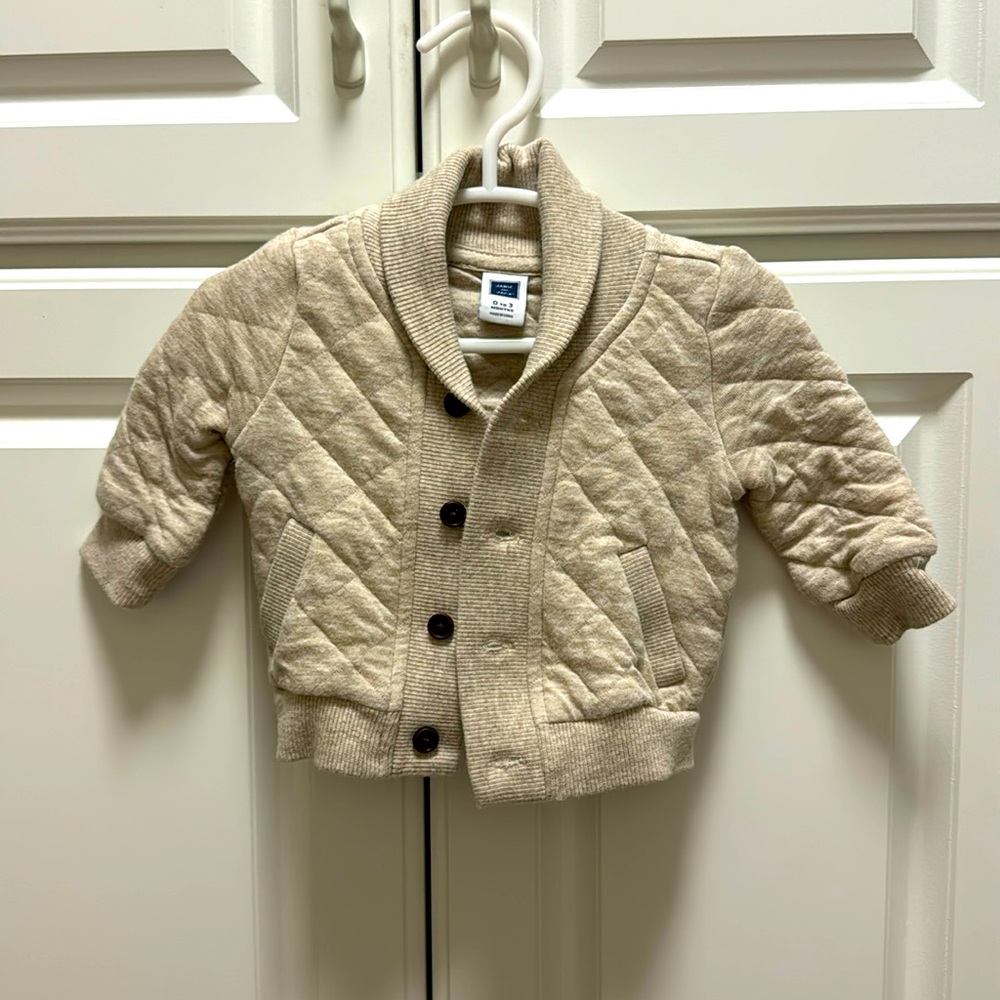 Jen and Jack 0 to 3 month cardigan sweater